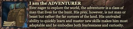 I'm the Adventurer!